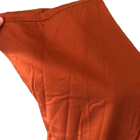 UNIQLO Orange Cotton Oversized Dress - Picture 5 of 11